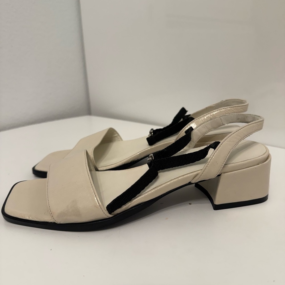 NWOT PALOMA WOOL Margaret Block Heel Sandal in Black size 39 - Picture 6 of 7